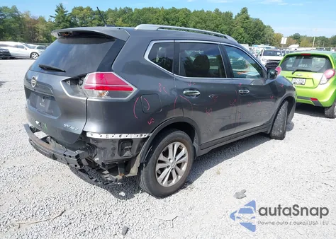 2015 Nissan Rogue Sv from USA, damaged, VIN KNMAT2MV3FP514888